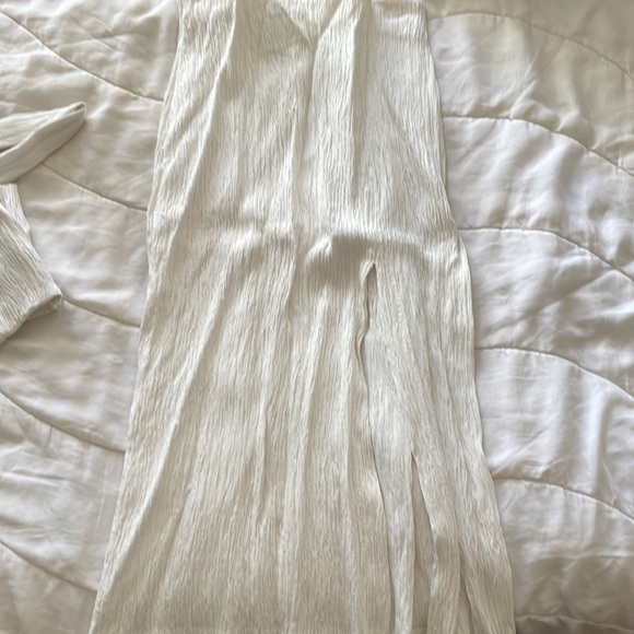 Zara Wrinkled Effect Crop and Skirt Set - Picture 6 of 6